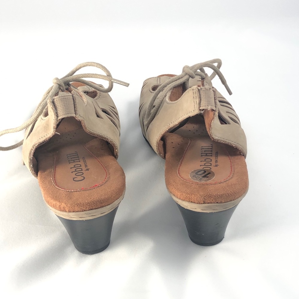 Cobb Hill by New Balance Peep Toe Heels 10 - Picture 6 of 7